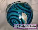 painted ostrich egg by Inka